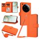 thumbnail image 1 of Funda Cartera de Cuero Sintético para Xiaomi 15 Ultra, Naranja, 1 of 6