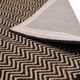 thumbnail image 1 of Alfombra Yute Chevron 200x300 Negro, 1 of 4