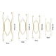 thumbnail image 1 of Kit 16 colgadores de platos acero inoxidable dorado, 1 of 3