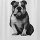 thumbnail image 2 of Cortina para Baño Estampada Bulldog con Forro 2 Piezas, 2 of 4