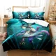thumbnail image 1 of 3D Genshin Impact Xiao Bedding Set Duvet Cover Bed Set Quilt Cover Pillowcase Comforter Boys Adult Bedding Bed Sheets, 1 of 5