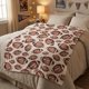 thumbnail image 3 of Horaldaily Football Beige Flannel Throw Blanket 50x60, 3 of 3