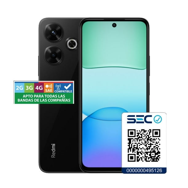 Redmi 13 4g 8gb + 256 Gb Negro | Lider