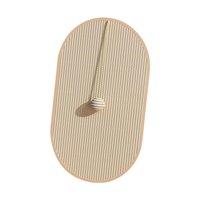 Magideal - Alfombrilla Para Rascar Gatos, Alfombrilla Para Rascar Para Gatos, Resistente A Los Arañazos, Fácil Instalación, Protector De Muebles, Estera De Sisal Ovalado Medio