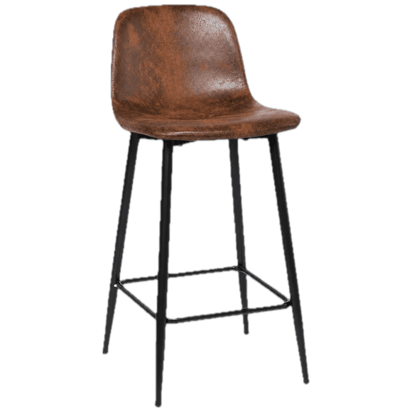 Taburete Venecia Piso de Bar o Terraza 66cm Marrón