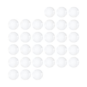 Magideal - 1 Paquete De Azulejos De Cúpula De Cabujones De Cristal Para La Fabricación De Joyas, Cabujones De Cristal Transparente, Regalo De Boda, Parte Trasera 18Mm 30 Piezas