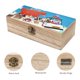 thumbnail image 3 of Caja Organizadora de Madera Rústica Tiny Toons Looniversity Desmarcar, 3 of 6
