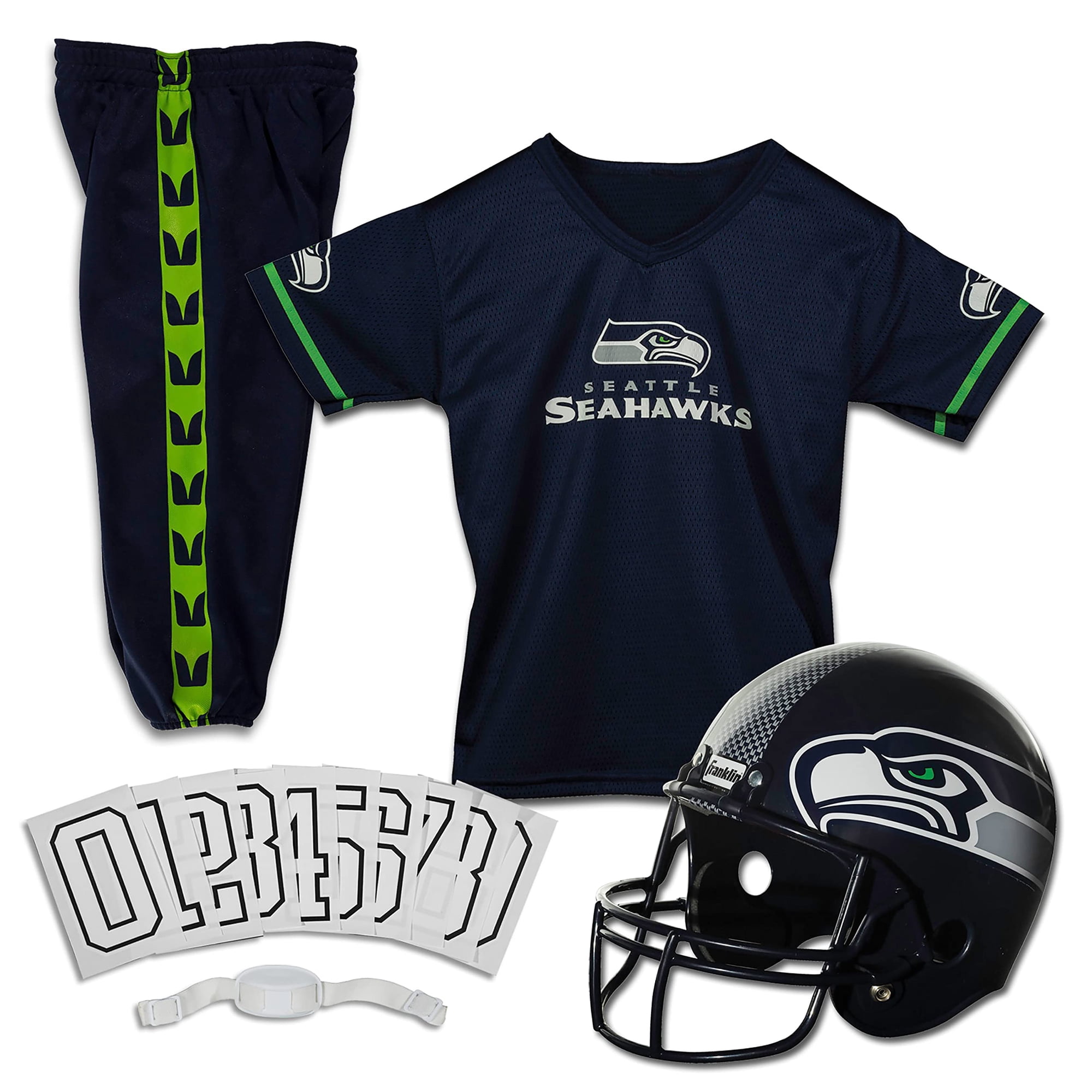 Conjunto De Uniforme De Fútbol Para Niños Franklin Sports Seattle Seahawks