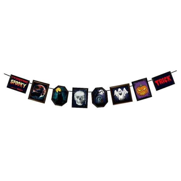 Banner De Halloween, Pared De Chimenea Para Películas De Terror, Fiestas Temáticas, Festivales, Clubes, Patrones