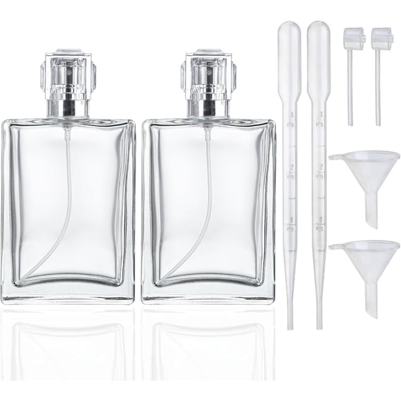 YU FENG Set de 2 atomizadores de perfume, rellenables, 100 ml