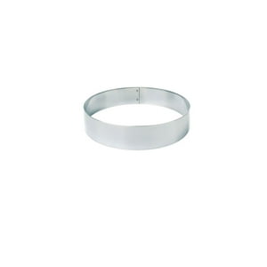 Imahe - Molde Redondo Acero Inox Med. 18 X 4.5 X 1 Mm