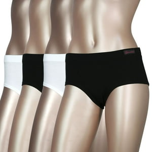 Giovacchino - Pack De 4 Calzon Pantaleta Algodon Mujer