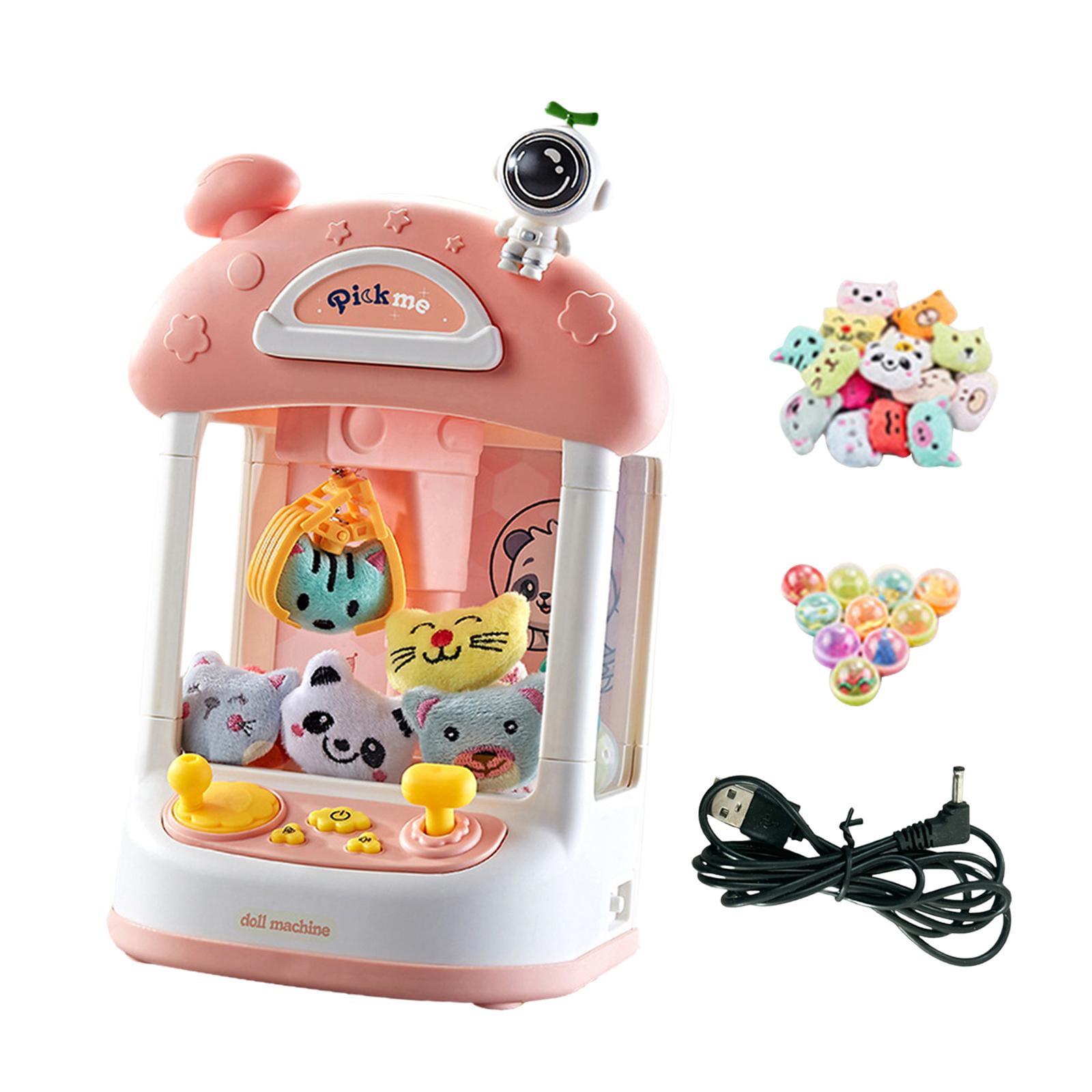 Bothyi - Máquina De Garras Para Niños, Juguetes Pequeños Electrónicos Encantadores Para Regalos De Cumpleaños De Fiesta, 20 Muñecas Rosas