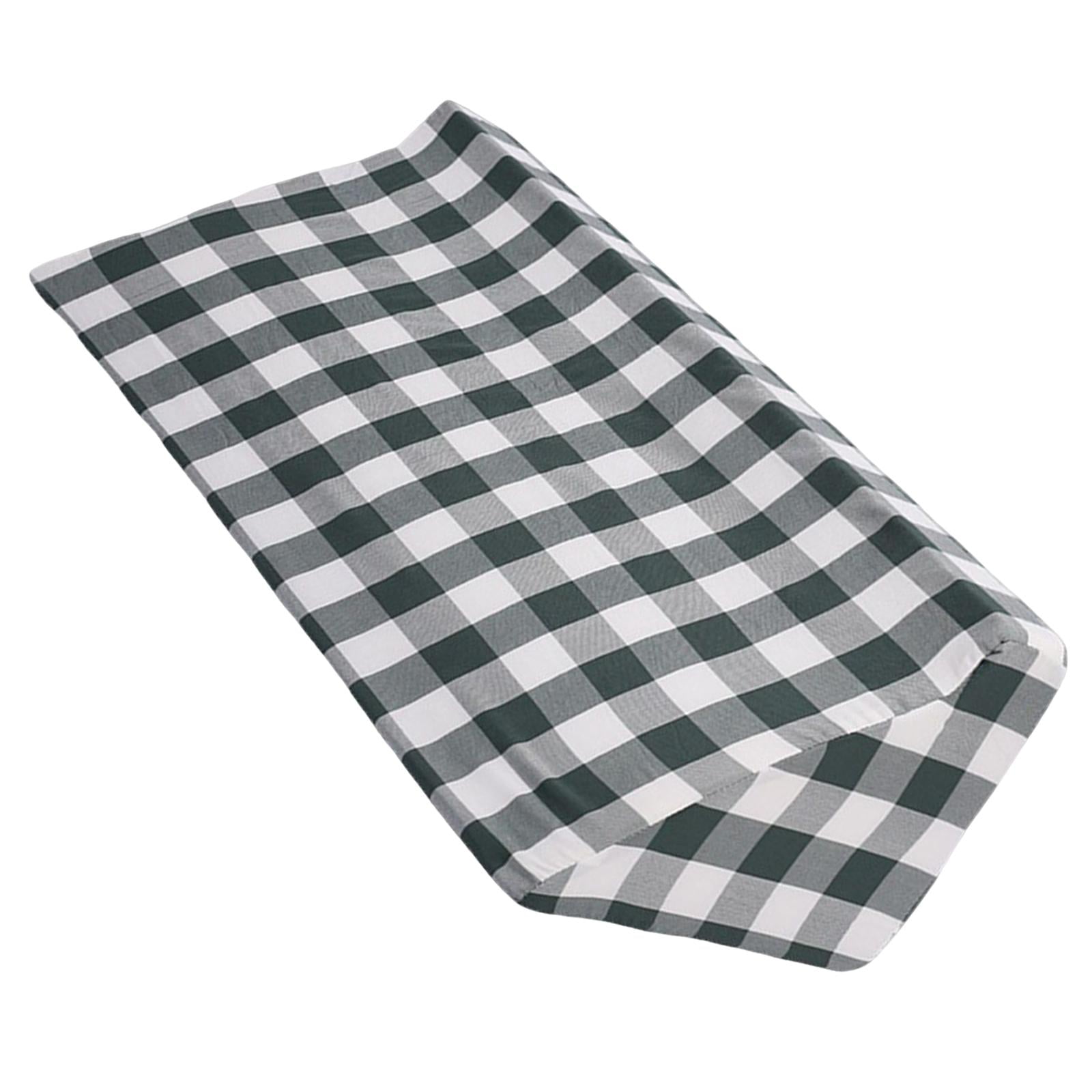 Ioensy - Almohadas De Espuma Con Cuña Para Piernas, Refuerzo Inclinado Para Espalda Para Adultos, Dormitorio De Ancianos, Entramado Verde