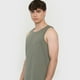thumbnail image 3 of Polera Hombre Sin Mangas Lisa Verde Corona, 3 of 5