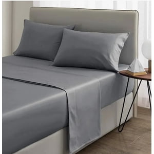 Riqui - Sábanas King 200 Hilos Gris