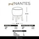 thumbnail image 3 of Pouf Nantes Pu Chocolate, 3 of 3