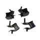 thumbnail image 1 of 4x Generadores Pies amortiguadores Soporte de goma antivibración para generador Piezas fáciles de usar Soporte para pies antivibración para generador, 1 of 5