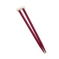Magideal - Baquetas Clásicas De Fieltro De De Arce, 2 Uds., Batería De Bajo, Instrumento De Percusión De Repuesto, Kit De Batería Eléctrica, Baquetas De Rojo