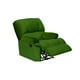 thumbnail image 3 of Bergere Perugia Reclinable Tela Velvet Verde, 3 of 3