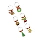 thumbnail image 3 of 6pcs / Set Anillos de copa de vino de Navidad Mark Charms Party Decor Angel Style, 3 of 5