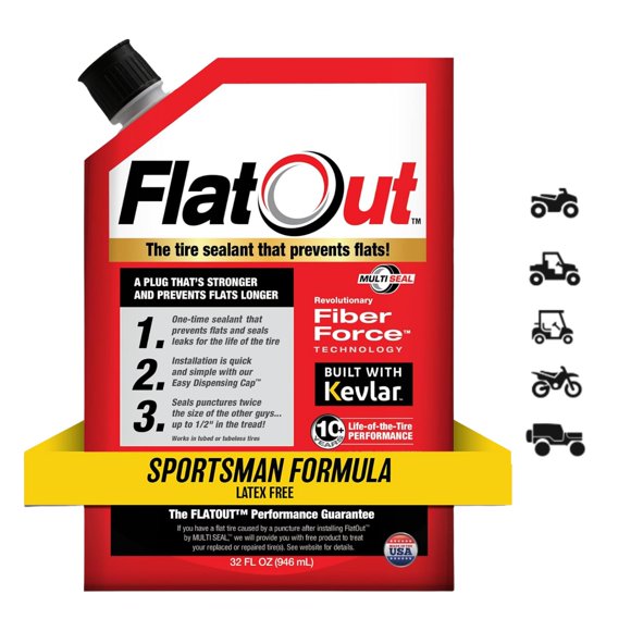 Sellador FlatOut 946 ml Fórmula Deportiva con Kevlar