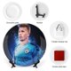 thumbnail image 3 of Kevin De Bruyne Plato decorativo de porcelana fina (bone china), plato decorativo de cerámica para hogar, oficina, soporte de pared, platos decorativos para dormitorio 25 cm, 3 of 6