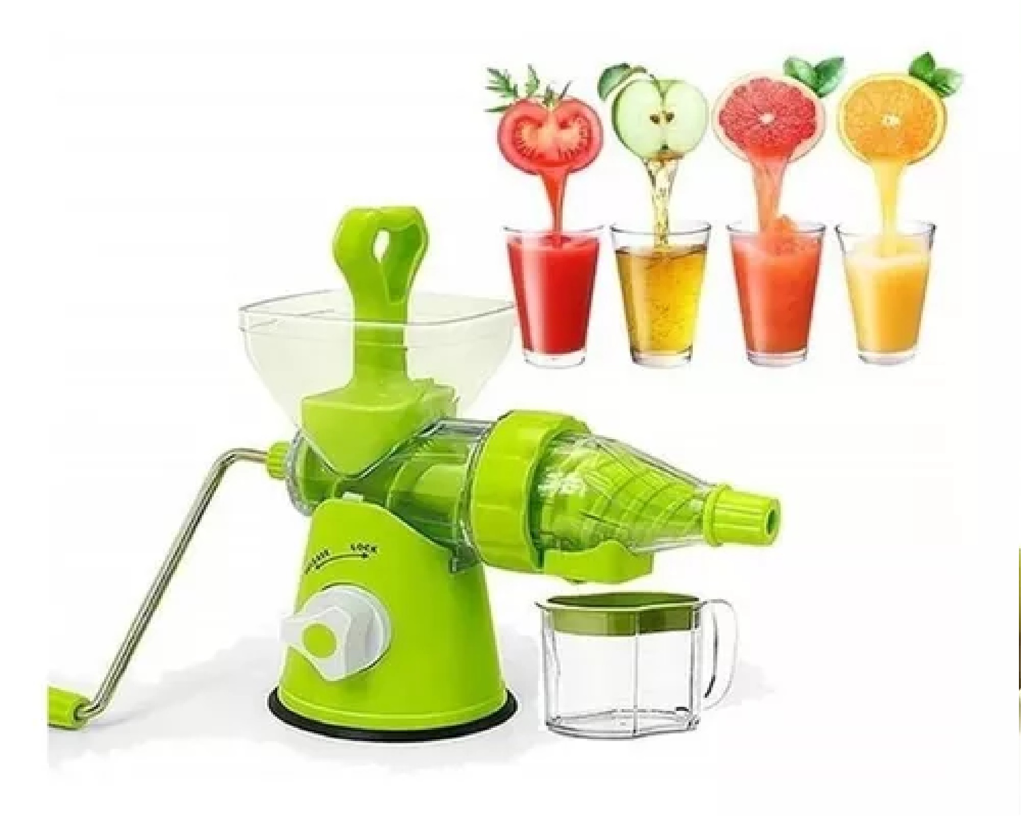 Genérico - Exprimidor Manual Portátil Multifunción