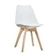 thumbnail image 1 of 4 Sillas Tulip Acolchadas blancas - Comedor/Living con Patas Reforzadas, 1 of 3