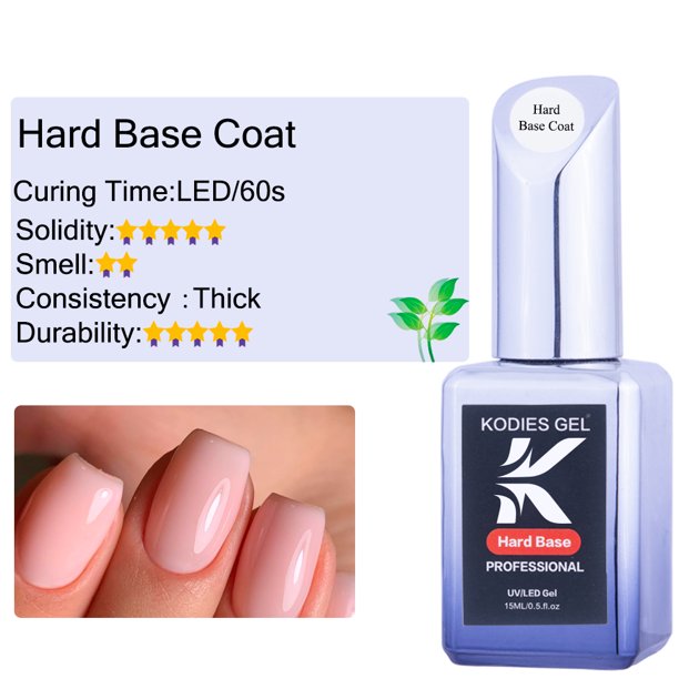 KODIES GEL 2024 NEW Repair Base Coat Gel Nail Polish UV/LED 15ML Keratin Biotin Nails Treatment Strengthener Base Primer Clear