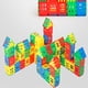 thumbnail image 4 of Bloques de construcción entrelazados, juguetes para niños pequeños, bloques de construcción, juguetes educativos, juego de 155 piezas, 4 of 5