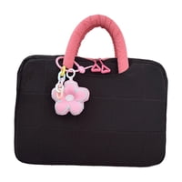 Magideal - Funda Para Portátil, Bolsa De Transporte Con Diseño Floral, Informal Y Elegante, De 13 Pulgadas, Para La Universidad, El Trabajo, Los Desplazamientos Negro
