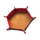 thumbnail image 1 of Bandeja Para Dados Cuero PU Estera Para Dados De Doble Cara Para Juegos De Mesa Monedas Caramelo Rojo Marrón, 1 of 5