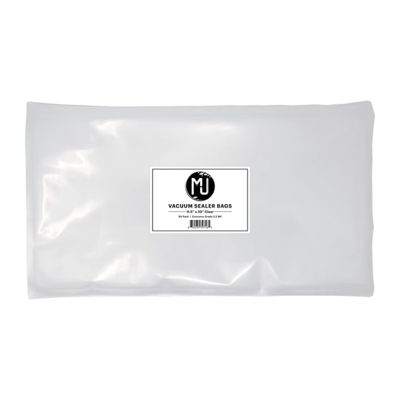 Bolsas selladoras al vacío MJ Premium, paquete de 50 unidades, 11,5 x 20 cm, 3,2 mil