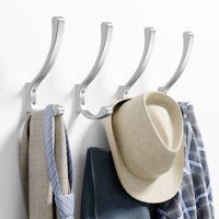 Gancho De Pared Metal Niffgaff Plata 4 Pack