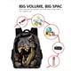 thumbnail image 3 of Dinosaur Backpack - Stylish 3D Cartoon Schoolbag for Travel and Computer Use, 3 of 4