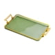 thumbnail image 1 of Bandeja De Servicio Con Asas Rectangular Para Almacenamiento De Cosméticos Para Escritorio, Oficina, Hotel, Color Verde, 1 of 5