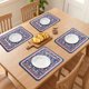 thumbnail image 3 of REGALWOVEN Juego de 6 Manteles de Cuero para Decoración y Protección de Mesa de Comedor de Cocina Coloridos 15.7*11.8 pulgadas, 3 of 6