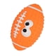 thumbnail image 2 of Perro Juguete Para Masticar Goma Resistente A Las Mordeduras Pelota Chirriante Juguete Para Morder Ejercicio De Dentición Rugby Naranja, 2 of 5