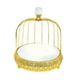 thumbnail image 2 of Soporte De Metal Para Postres Y Pasteles, Jaula Para Pájaros, Centro De Mesa, Boda, Hogar, De Una Sola Capa, 2 of 5