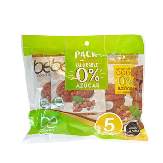Pack Colación Galletas 0 Azúcar 1 Un Be Cookies