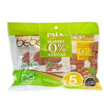 Pack Colación Galletas 0 Azúcar 1 Un Be Cookies
