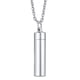 thumbnail image 2 of Collar De Urna De Cremación Para Hombre Para Cenizas, Colgante Con Medallón, Colgante Decorativo De Plata, 2 of 3