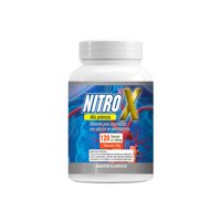 Aminas Nutrición - Nitro X - Potenciador Del Oxido Nítrico - 120 Cáp De 1.000Mg