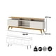 thumbnail image 5 of Rack Tv Stand Classic Plus 11933 1.8 Cajones Blanco/Caramelo, 5 of 6