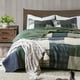 thumbnail image 1 of Juego de colcha Woolrich Mill Creek reversible Full/Queen Green, 1 of 9