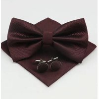 Riqui - Set Humita, Pañuelo Y Colleras Cafe