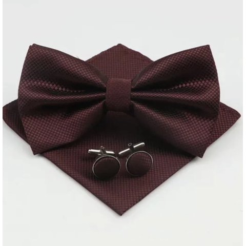 Riqui - Set Humita, Pañuelo Y Colleras Cafe