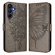 thumbnail image 1 of Funda Cartera Mariposa Para Samsung Galaxy A17 Con Soporte Y Ranuras Para Tarjetas Gris, 1 of 5