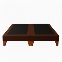 Vitelio - Bases De Camas 2 Plazas Dividida Marron